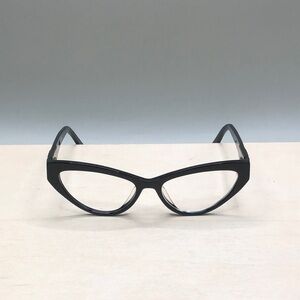 Max Mara MM 1390 G Glasses FRAMES ONLY Cat Eye 55 17 145 Black Full Rim